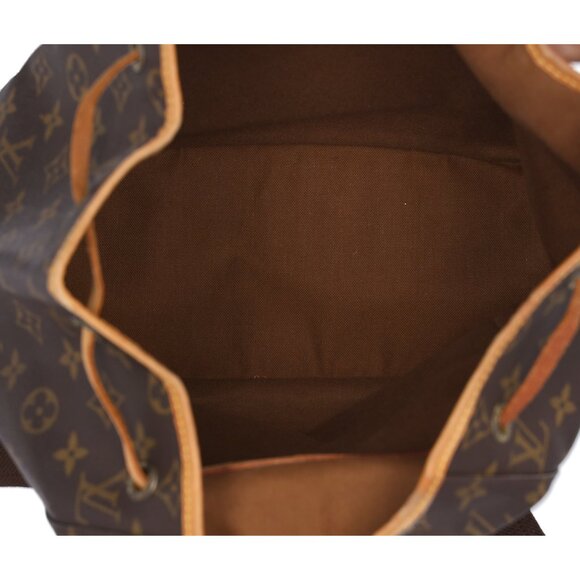 Louis Vuitton Montsouris GM Monogram Backpack M51135 Brown Canvas - Picture 11 of 11